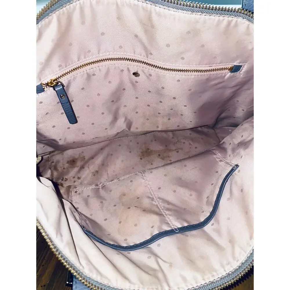 Kate Spade Watson Lane Small Leather Maya Blue Tote
